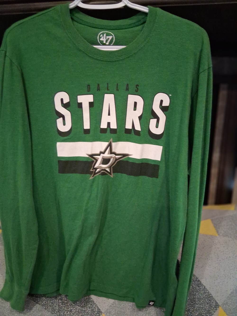 47 Dallas Stars Adults Green Long-Sleeve Tee
